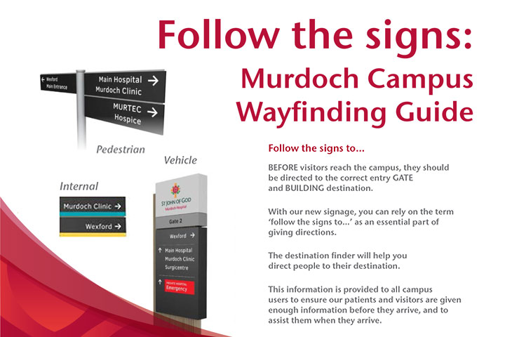 Signage Help Murdoch Campus